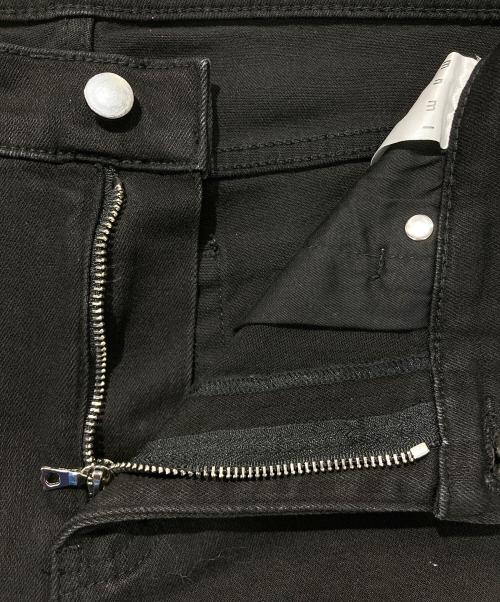 mnml（ミニマル）mnml (ミニマル) ダメージスキニーデニムパンツ ブラック サイズ:SIZE32の古着・服飾アイテム