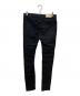 mnml (ミニマル) ダメージスキニーデニムパンツ ブラック サイズ:SIZE32：8000円