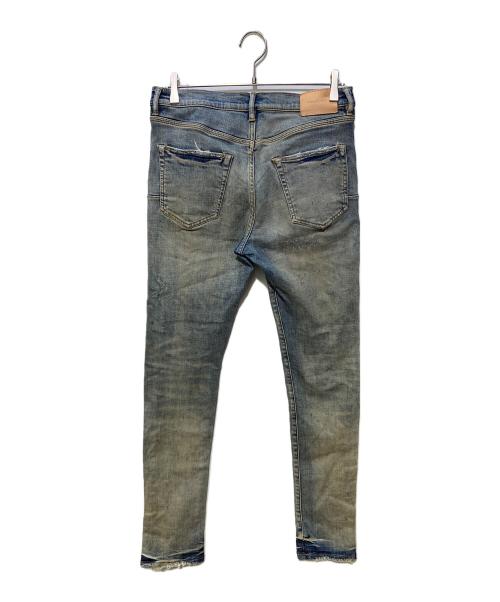 PURPLE BRAND（パープルブランド）PURPLE BRAND (パープルブランド) ダメージスキニーデニムパンツ インディゴ サイズ:30の古着・服飾アイテム
