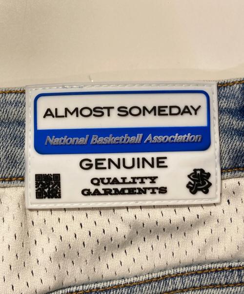 ALMOST SOMEDAY（オールモスト サムデイ）ALMOST SOMEDAY (オールモスト サムデイ) デニムハーフパンツ インディゴ サイズ:36の古着・服飾アイテム