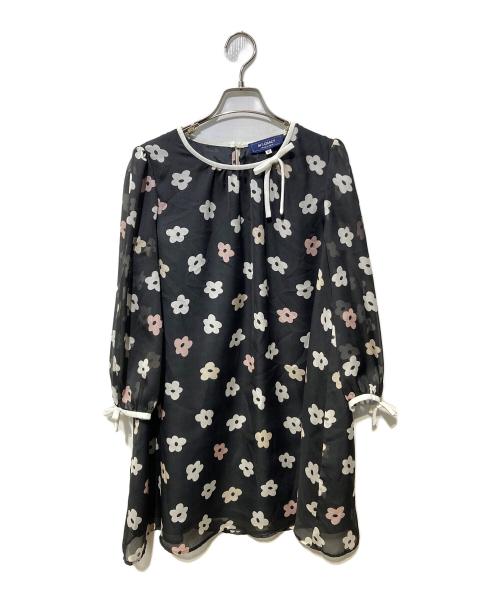 M'S GRACY（エムズグレイシー）M'S GRACY (エムズグレイシー) 花柄ブラウス ブラック サイズ:SIZE40の古着・服飾アイテム