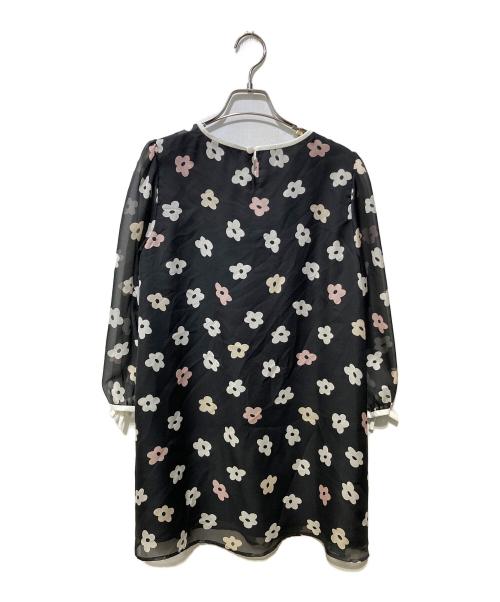 M'S GRACY（エムズグレイシー）M'S GRACY (エムズグレイシー) 花柄ブラウス ブラック サイズ:SIZE40の古着・服飾アイテム