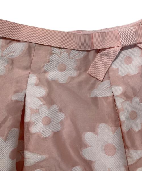 M'S GRACY（エムズグレイシー）M'S GRACY (エムズグレイシー) 花柄スカート ピンク サイズ:SIZE38の古着・服飾アイテム