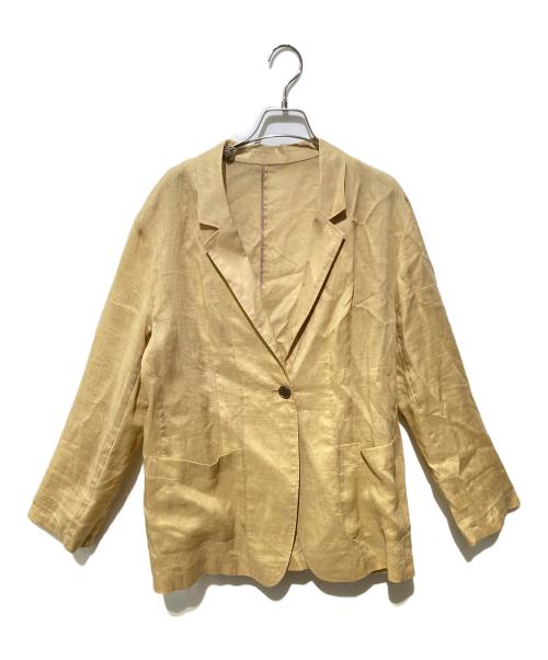 Spick and Span（スピック＆スパン）Spick and Span (スピック＆スパン) ラミーミックスシアージャケット ベージュ サイズ:SIZE38の古着・服飾アイテム