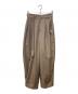 MAISON SPECIAL（メゾンスペシャル）の古着「Tuck Balloon Volume Pants」｜カーキ