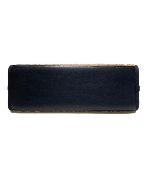 Marc by Marc Jacobs（マークバイマークジェイコブス）Marc by Marc Jacobs (マークバイマークジェイコブス) ラフィアトップバッグ ベージュの古着・服飾アイテム