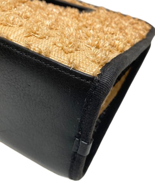 Marc by Marc Jacobs（マークバイマークジェイコブス）Marc by Marc Jacobs (マークバイマークジェイコブス) ラフィアトップバッグ ベージュの古着・服飾アイテム