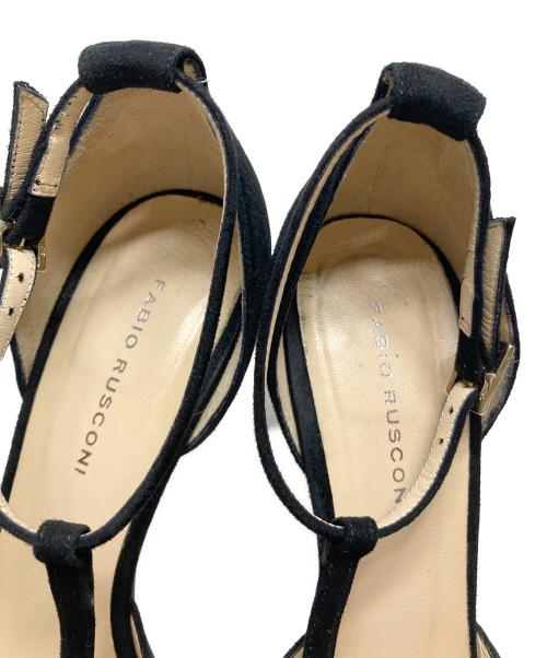 FABIO RUSCONI（ファビオルスコーニ）FABIO RUSCONI (ファビオルスコーニ) ポインテッドトゥヒールパンプス ブラック サイズ:SIZE36の古着・服飾アイテム