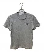 PLAY COMME des GARCONSプレイコムデギャルソン）の古着「Tシャツ」｜グレー