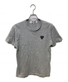 PLAY COMME des GARCONS（プレイコムデギャルソン）の古着「Tシャツ」｜グレー