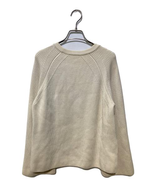 AURALEE（オーラリー）AURALEE (オーラリー) SUPER FINE WOOL RIB KNIT RAGLAN PULLOVER ベージュ サイズ:SIZE0の古着・服飾アイテム