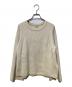 AURALEE（オーラリー）の古着「SUPER FINE WOOL RIB KNIT RAGLAN PULLOVER」｜ベージュ