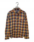 Patagoniaパタゴニア）の古着「フルチェックシャツ」｜オレンジ