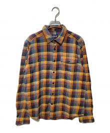 Patagonia（パタゴニア）の古着「フルチェックシャツ」｜オレンジ