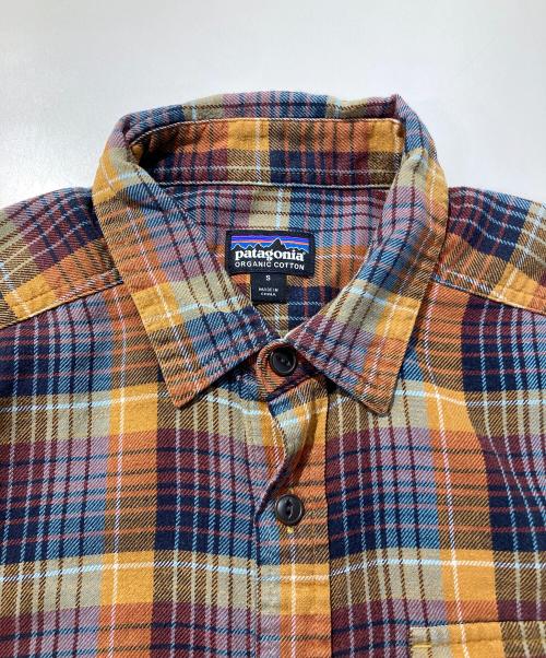 Patagonia（パタゴニア）Patagonia (パタゴニア) フルチェックシャツ オレンジ サイズ:Sの古着・服飾アイテム