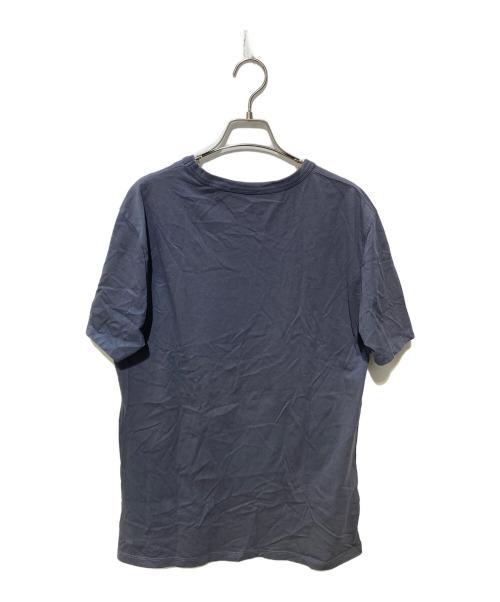 maison kitsune（メゾンキツネ）maison kitsune (メゾンキツネ) ロゴプリントT グレー サイズ:Lの古着・服飾アイテム