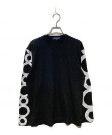 COMME des GARCONS（コムデギャルソン）の古着「Logo Long Sleeve T-Shirt」｜ブラック