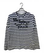 COMME des GARCONSコムデギャルソン）の古着「ロングスリーブカットソー」｜ネイビー