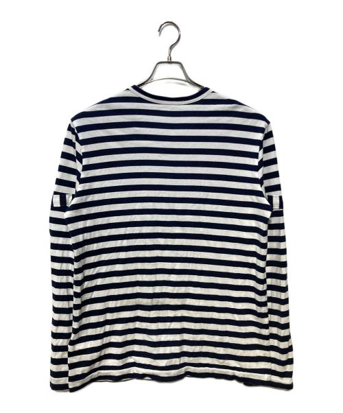 COMME des GARCONS（コムデギャルソン）COMME des GARCONS (コムデギャルソン) ロングスリーブカットソー ネイビー サイズ:Lの古着・服飾アイテム