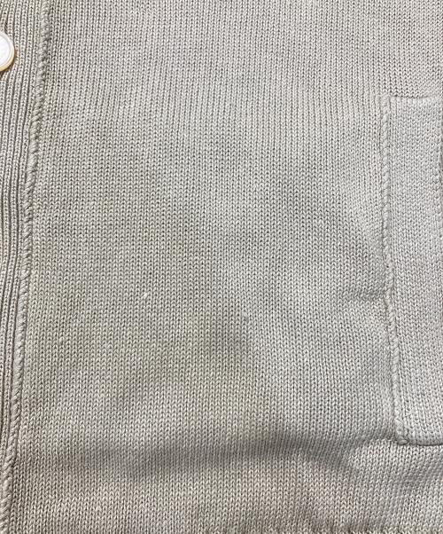Zanone（ザノーネ）Zanone (ザノーネ) CHIOTO 5ゲージコットンスタンドカラーニットカーディガン ベージュ サイズ:SIZE50の古着・服飾アイテム