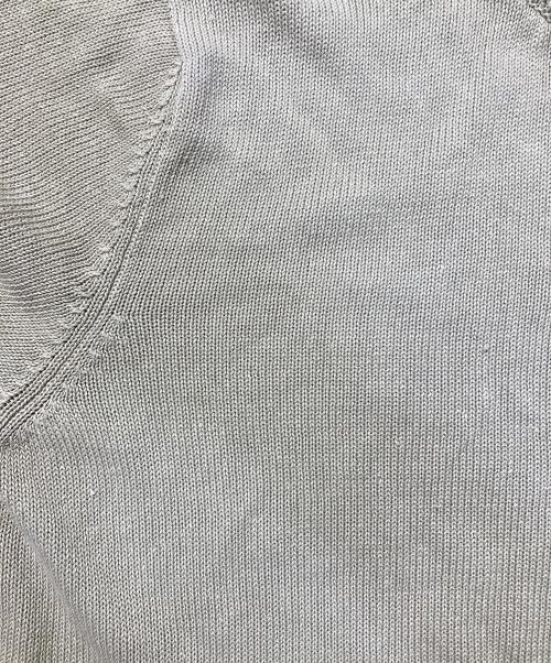 Zanone（ザノーネ）Zanone (ザノーネ) CHIOTO 5ゲージコットンスタンドカラーニットカーディガン ベージュ サイズ:SIZE50の古着・服飾アイテム