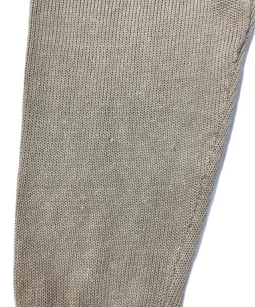 Zanone（ザノーネ）Zanone (ザノーネ) CHIOTO 5ゲージコットンスタンドカラーニットカーディガン ベージュ サイズ:SIZE50の古着・服飾アイテム