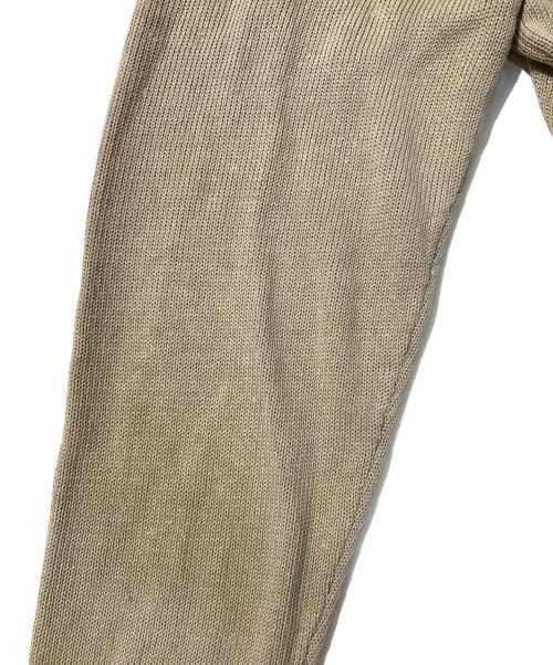 Zanone（ザノーネ）Zanone (ザノーネ) CHIOTO 5ゲージコットンスタンドカラーニットカーディガン ベージュ サイズ:SIZE50の古着・服飾アイテム