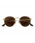 RAY-BAN (レイバン) ROUND METAL サングラス ブラウン サイズ:50 21 145：7000円