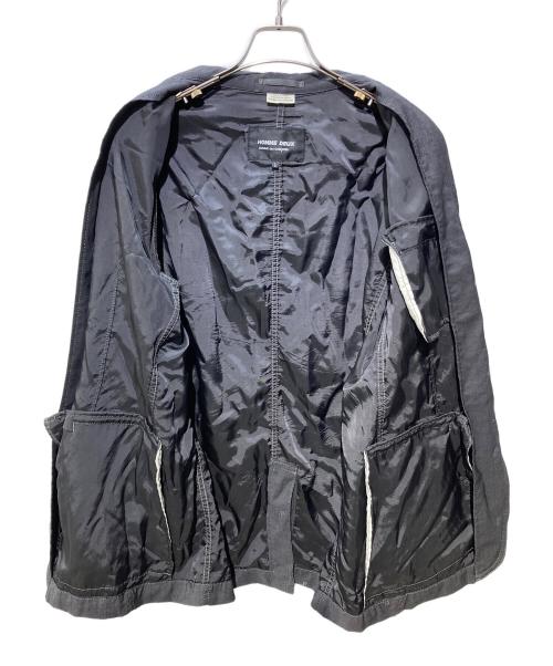 COMME des GARCONS HOMME DEUX（コムデギャルソン オム ドゥ）COMME des GARCONS HOMME DEUX (コムデギャルソン オム ドゥ) テーラードウールジャケット グレー サイズ:Lの古着・服飾アイテム