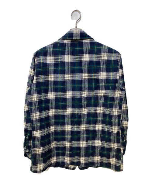 PENDLETON（ペンドルトン）PENDLETON (ペンドルトン) 70’s タータンチェックアンコンジャケット グリーン サイズ:Mの古着・服飾アイテム