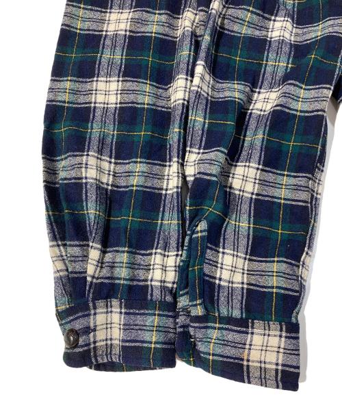 PENDLETON（ペンドルトン）PENDLETON (ペンドルトン) 70’s タータンチェックアンコンジャケット グリーン サイズ:Mの古着・服飾アイテム