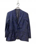 regatoa×collezioni biellesiレガトア×コレッツィオーニ ビエレッシ）の古着「2Bカモ柄ピークドラペルジャケット」｜ネイビー