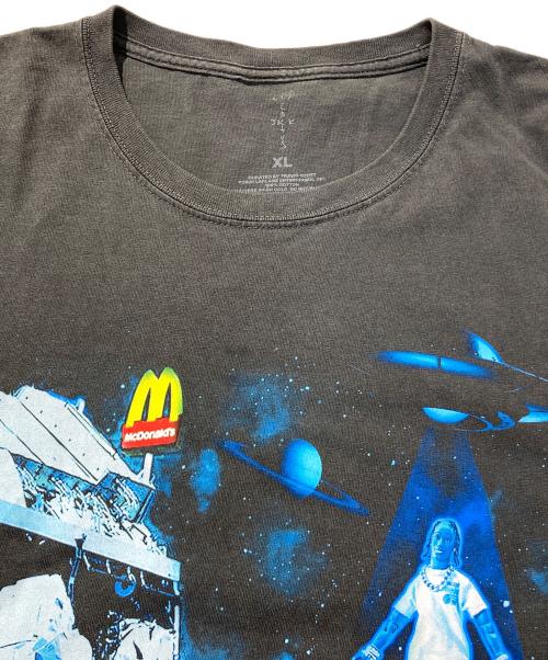 Travis Scott（トラヴィススコット）Travis Scott (トラヴィススコット) マクドナルド (マクドナルド) コラボTシャツ グレー サイズ:XLの古着・服飾アイテム