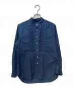 45Rフォーティファイブ・アール）の古着「Indigo Batiste Pintuck 908 Shirt」｜インディゴ