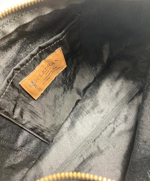 CLEDRAN（クレドラン）CLEDRAN (クレドラン) CROIR WIDE SHOULDER ブラックの古着・服飾アイテム