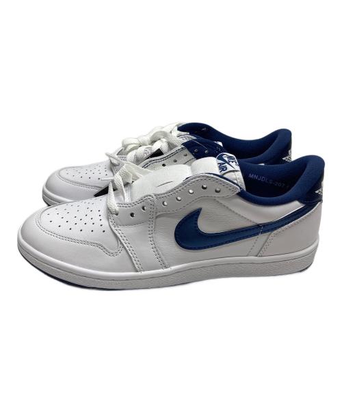 NIKE（ナイキ）NIKE (ナイキ) Air Jordan 1 Low '85 ホワイト×ネイビー サイズ:27.5の古着・服飾アイテム