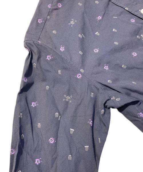 pokemon shirts（ポケモンシャツ）pokemon shirts (ポケモンシャツ) ゴーストタイプバンドカラーシャツ グレー サイズ:表記なしの古着・服飾アイテム