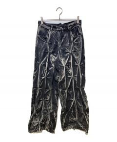 中古・古着通販】MB (エムビー) サルエルデニムパンツ インディゴ