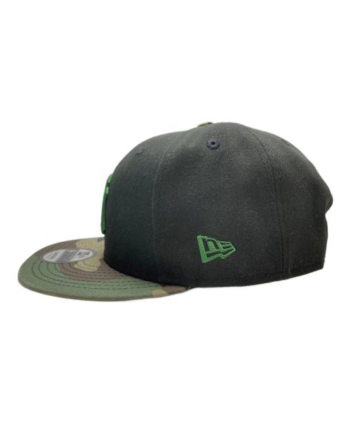 New Era（ニューエラ）New Era (ニューエラ) 9FIFTYカモ柄キャップ ブラックの古着・服飾アイテム
