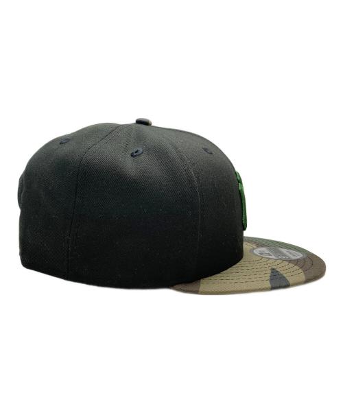 New Era（ニューエラ）New Era (ニューエラ) 9FIFTYカモ柄キャップ ブラックの古着・服飾アイテム