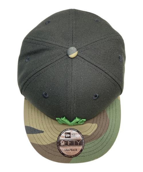 New Era（ニューエラ）New Era (ニューエラ) 9FIFTYカモ柄キャップ ブラックの古着・服飾アイテム