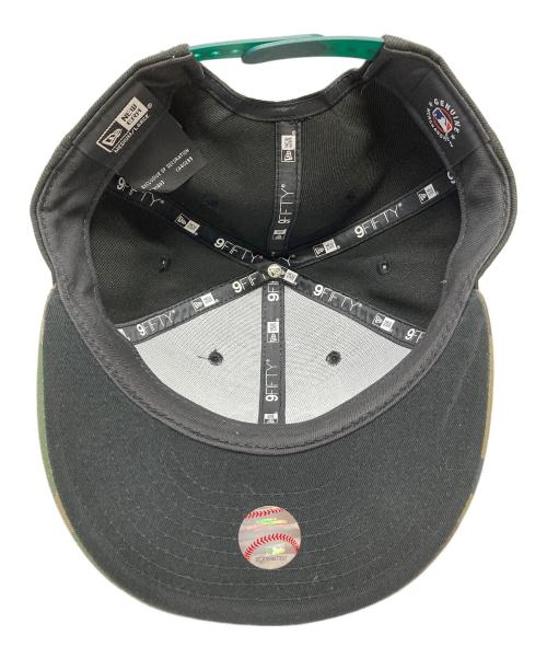 New Era（ニューエラ）New Era (ニューエラ) 9FIFTYカモ柄キャップ ブラックの古着・服飾アイテム