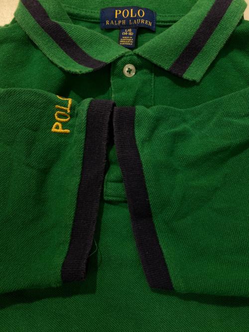 POLO RALPH LAUREN（ポロ・ラルフローレン）POLO RALPH LAUREN (ポロ・ラルフローレン) ビッグポニーポロシャツ グリーン サイズ:Lの古着・服飾アイテム