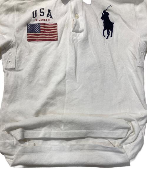 POLO RALPH LAUREN（ポロ・ラルフローレン）POLO RALPH LAUREN (ポロ・ラルフローレン) ビッグポニーポロシャツ ホワイト サイズ:Mの古着・服飾アイテム