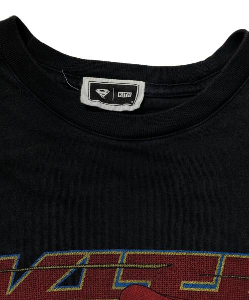 KITH（キス）KITH (キス) Kith lt's bird Vintage Tee Superman ブラック サイズ:Sの古着・服飾アイテム