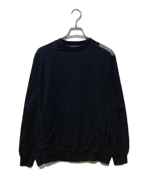 N.HOOLYWOOD（エヌ ハリウッド）N.HOOLYWOOD (エヌ ハリウッド) CREWNECK LONG SLEEVE ブラック サイズ:36の古着・服飾アイテム