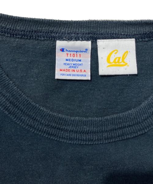 Champion（チャンピオン）Champion (チャンピオン) Cal Tシャツ ネイビー サイズ:Mの古着・服飾アイテム