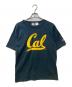 Champion（チャンピオン）の古着「Cal Tシャツ」｜ネイビー