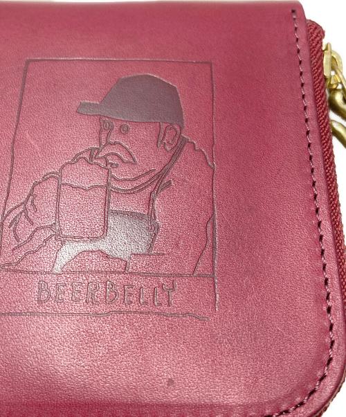 BEERBELLY（ビアベリー）BEERBELLY (ビアベリー) コンパクトウォレット レッドの古着・服飾アイテム
