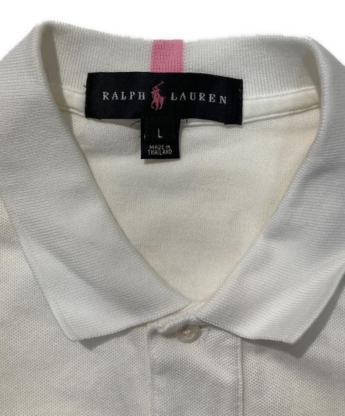 RALPH LAUREN（ラルフローレン）RALPH LAUREN (ラルフローレン) ビッグポニーポロシャツ ホワイト サイズ:Lの古着・服飾アイテム